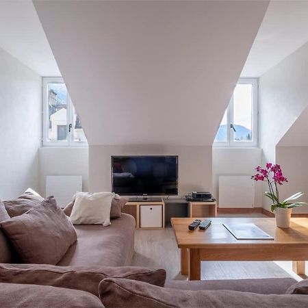 L'Appart 52, Magnifique Duplex En Plein Coeur De Chamonix-Mont-Blanc Luaran gambar