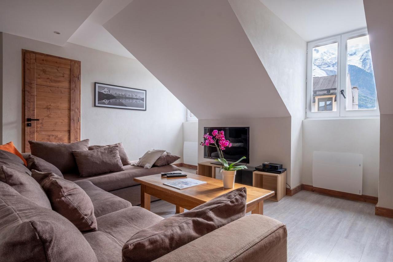 L'Appart 52, Magnifique Duplex En Plein Coeur De Chamonix-Mont-Blanc Luaran gambar